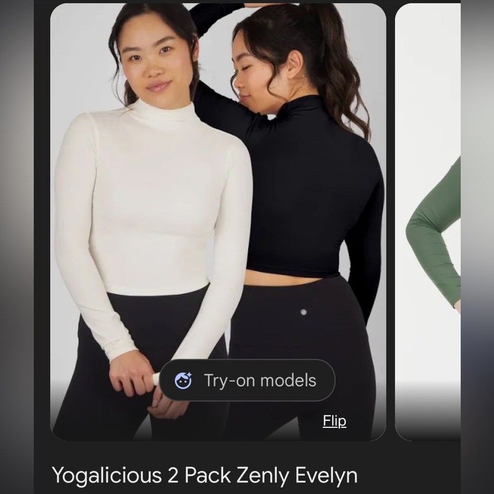 2-Pack Yogalicious Mock Turtleneck Crop Tops